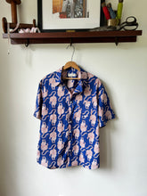 Load image into Gallery viewer, Block Print Tiger In Navy