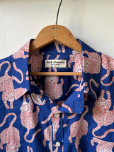 Load image into Gallery viewer, Block Print Tiger In Navy