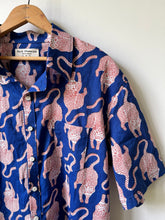 Load image into Gallery viewer, Block Print Tiger In Navy